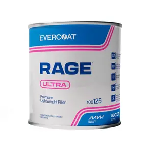 EVERCOAT Rage Ultra 100125 Body Filler, 1 gal Can, Light Gray, Paste