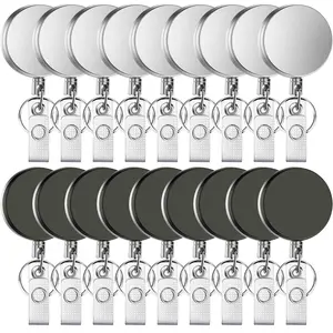 Autanch Heavy Duty Retractable Badge Reels – Durable and versatile badge holders designed for securely holding keys, ID cards, and name tags.