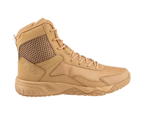 FILA MENS TACTICAL SIDE ZIPPER BOOTS CHASTIZER SAND/TAN 1LM00116-201