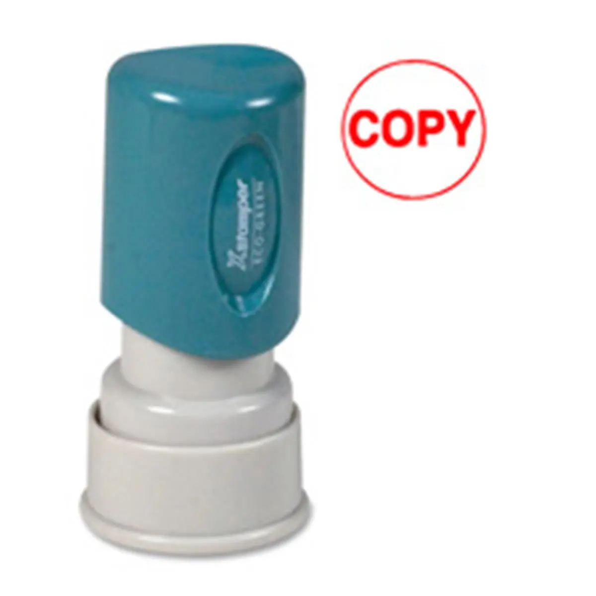 Shachihata Inc Pre-Inked Retractable Copy Stamp with Plastic Cap, 0.63 in (5/8" Diameter) Impression Size, Safe to Carry Office Stationery & Supplies