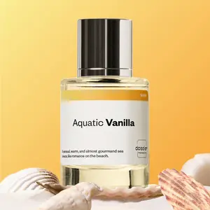 Aquatic Vanilla, Dossier, Unisex, 50ml-100ml, Eau de Parfum, Marine Notes, Rose, Red Fruits, Vanilla, Orchid, Coconut, Musk, Sandalwood