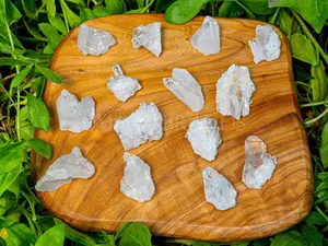Clear Quartz Cluster, Quartz Point Clear Crystal, Natural Healing Crystal Cluster, Crystal for Energy Balance and Home Decor