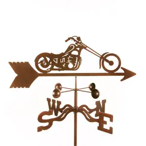 EZ Vane  Chopper Motorcycle Weathervane with Roof Mount