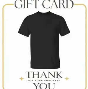 Gift Card Shirt, Thank You for Your Purchase Tee, Customer Appreciation T-Shirt