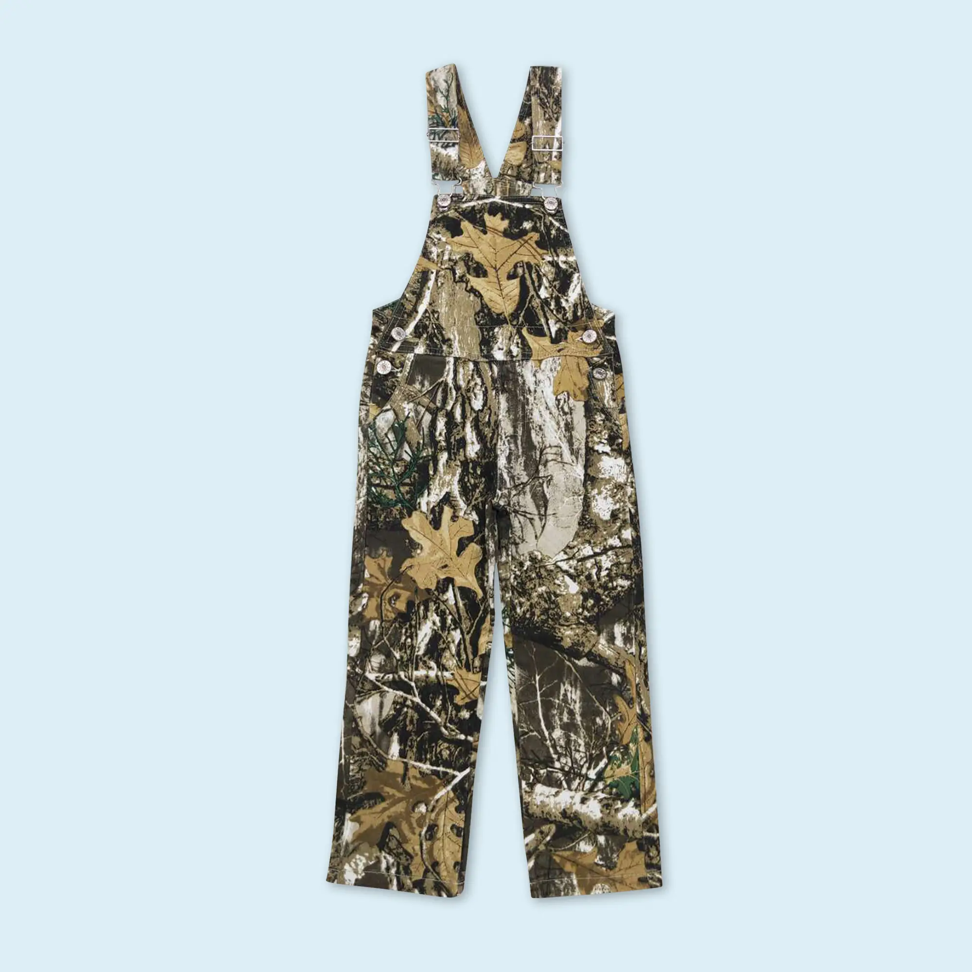 Camouflage hunting denim romper kids boy jeans overalls