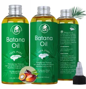 Batana Oil(2-Pack)–100% Pure & Natural Raw Oil–4 fl oz per Bottle,Supports Hair Strength,Thickness & Scalp Health–Moisturizing & Smoothing Treatment,Men & Women–Authentic Honduras Origin–BexpertsUSA