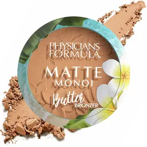 Physicians Formula Murumuru Butter Matte Monoi Butter Bronzer 0.38oz - Cruelty-Free, Moisturizing & Soft Texture, Long-Lasting Matte Finish Cosmetic Makeup