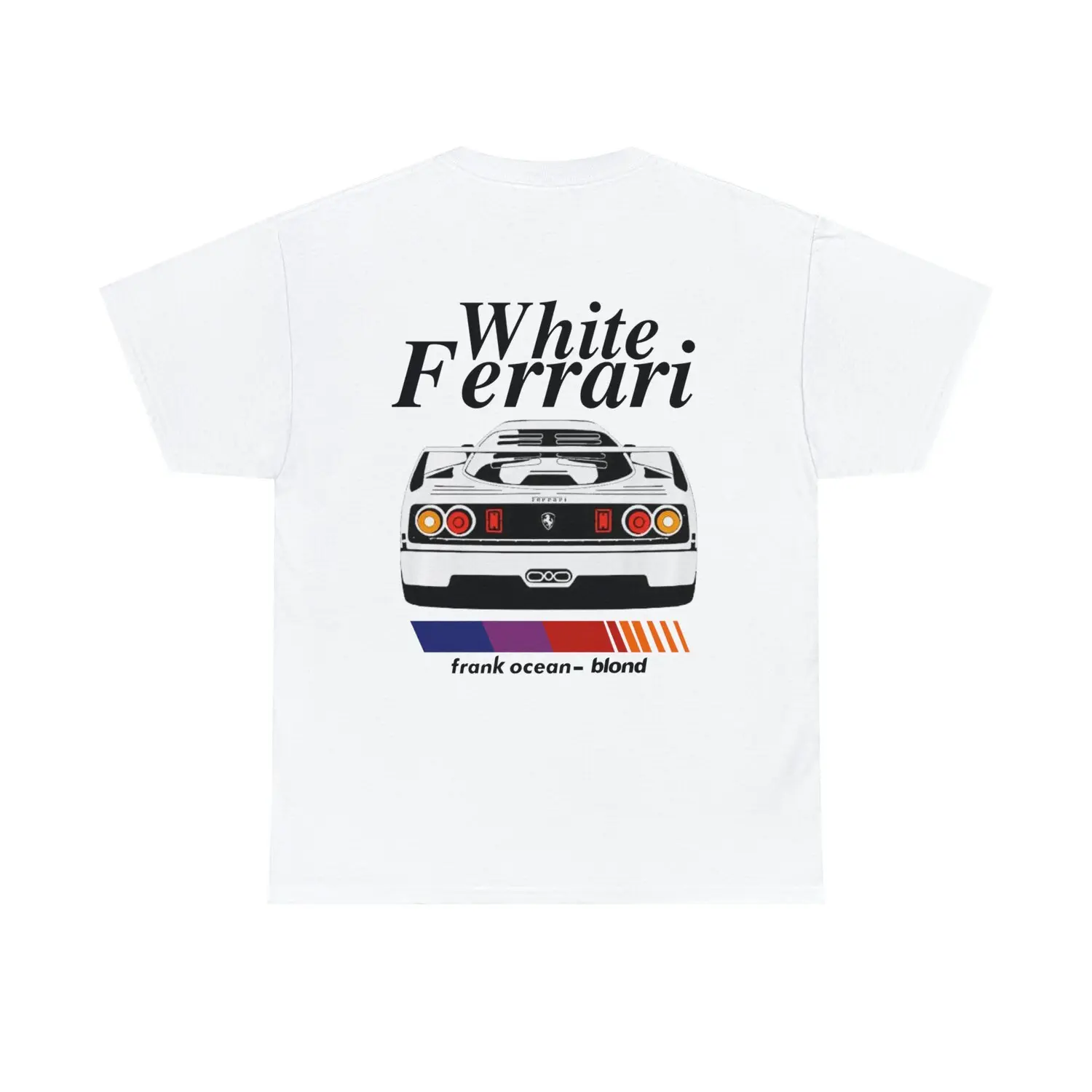 Ferrari Blond 2-sides T-shirt Sweatshirt - Fit for All - Wear It Your Way - Style Selections - Dynamic Prints - Color Spectrum Choice