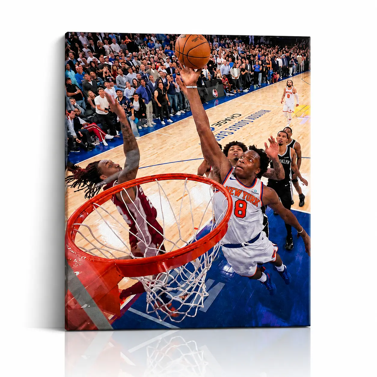 Basketball Canvas Wall Art, Sports Wall Decor for Bedroom, Living Room & Man Cave, Basketball Room Decor, Modern Canvas Print Gift for Basketball Fans
