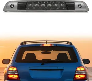 Nilight Third Brake Light Tail High Mount 3rd Stop Lights Smoked Lens Compatible with Toyota Highlander 2001 2002 2003 Van SUV Rear Center Cab Lamp