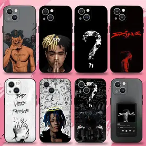 Rapper X-XXXTentacionS  Phone Case For iPhone 16,15,14,13,12,11 Plus,Pro Max,XS,X,XR,SE,Mini,8,7,Soft Silicone Black Cover Premium Phone Case deals for you