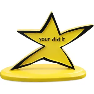 Funny Star Trophy with Humorous Your Did It Inscription - Funny Graduation Gift Gifts for Coworkers Cute Desk Decor Birthday Gift Encouragement Gift Funny Gag Gifts