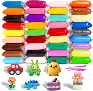 Air Dry Clay - 36 Colors Modeling Clay for Kids, Boys and Girls, Air Dry Clay Bulk Kit for Adults with 3 Sculpting Tools and Instructions, Safe, Non-Toxic, DIY Model Magic Clay Gifts Kids Toys