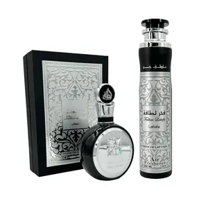 LATTAFA FAKHAR EDP SPRAY 3.4FL.OZ + FAKHAR AIR FRESHENER 10FL.OZ COMBO SETS FOR MEN