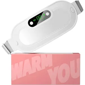 Heating Pad - Portable Cordless Fast Heated Pad with 3 Heat Levels & 4 Massage Modes for Menstrual Back Pain Relief Comfort