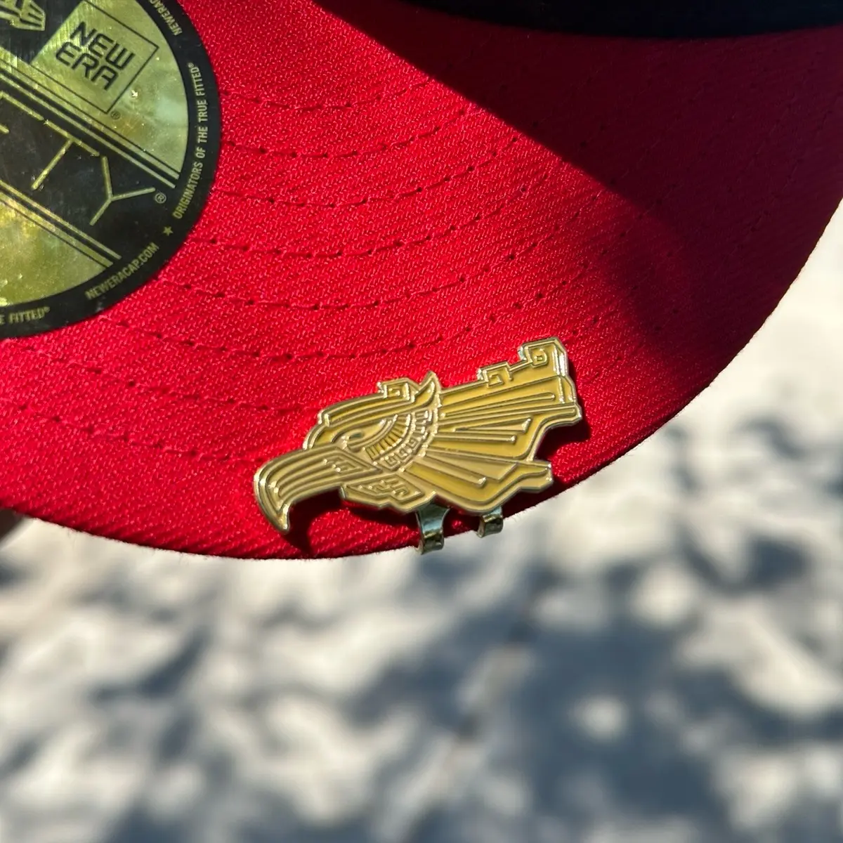 Mexican Eagle Gold Hat Clip Hat Blip- Elegant Design for Everyday Wear