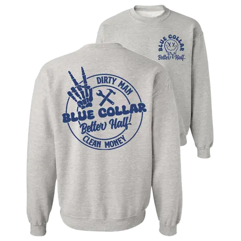 Dirty Man Clean Money Crew Sweatshirt Classic Menswear Soft Day Hoodie Long Sweaters Tank Top