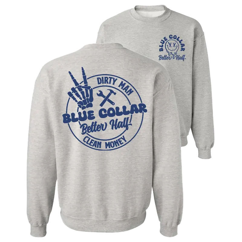Dirty Man Clean Money Crew Sweatshirt Classic Menswear Soft Day Hoodie Long Sweaters Tank Top