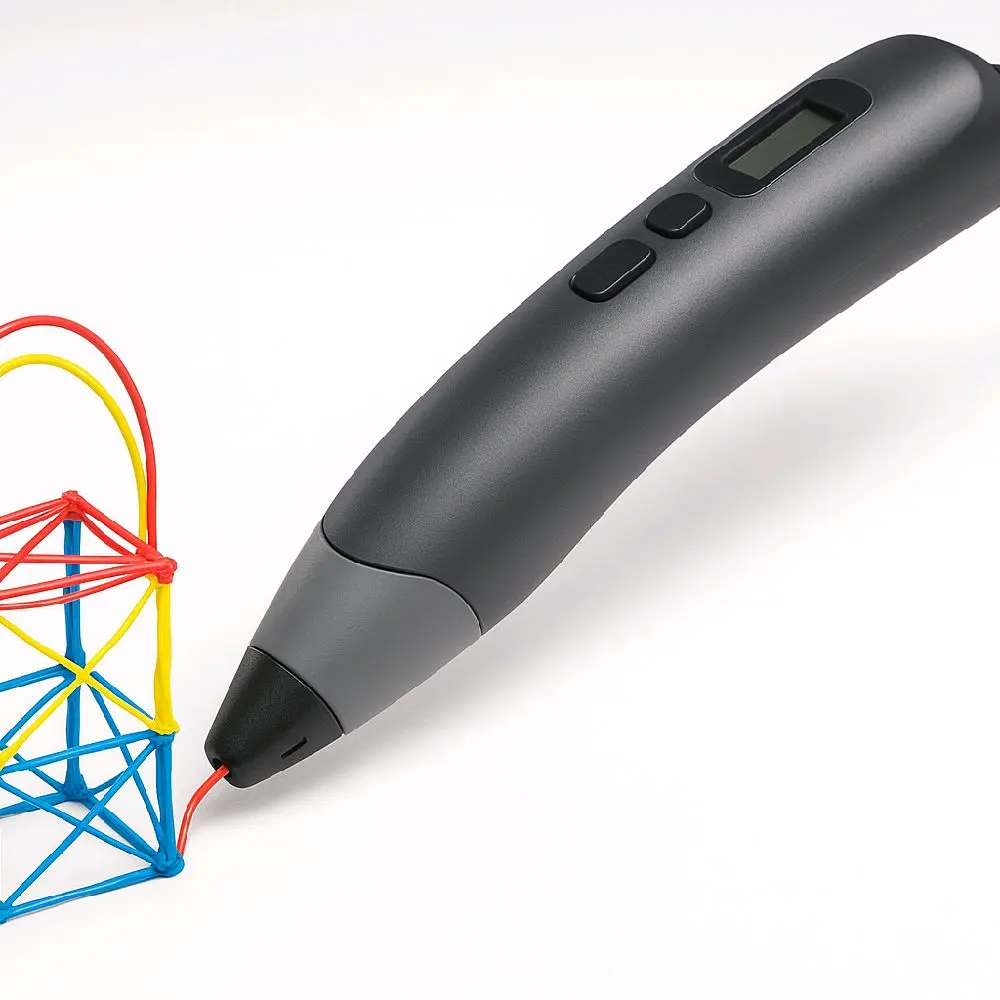 3D Art Pen with LCD Display and Precision Control for Creative 3D Drawing and Modeling