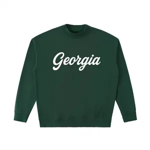 Georgia Drop Shoulder Crewneck - Retro Green