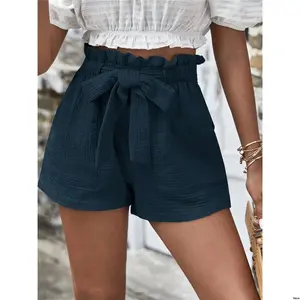 Shorts Belted Waist Paperbag tiktok Frenchy