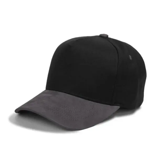 Style 11 (Cotton/Suede Brim) - Black/GRY