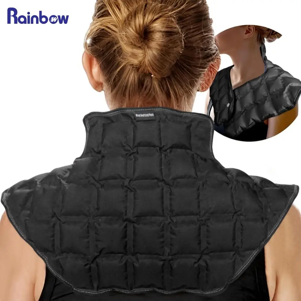 Reusable Neck Ice Pack Wrap, Hot Cold Compress Neck Wrap, Neck Ice Pack Wrap for Shoulder Upper Back, Wearable Cold Pack, Attachable Ice Packs, Sports & Outdoor Accessories