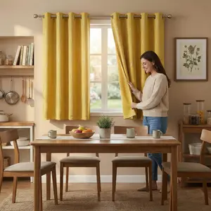 Summer Vibes, 52x63 Inch 2pcs Tree Branch Blackout Curtains for Living Room Bedroom Kitchen Linen Blackout Curtains, Rod Pocket Luxury Black Out Curtains for Windows Apartment FT24791