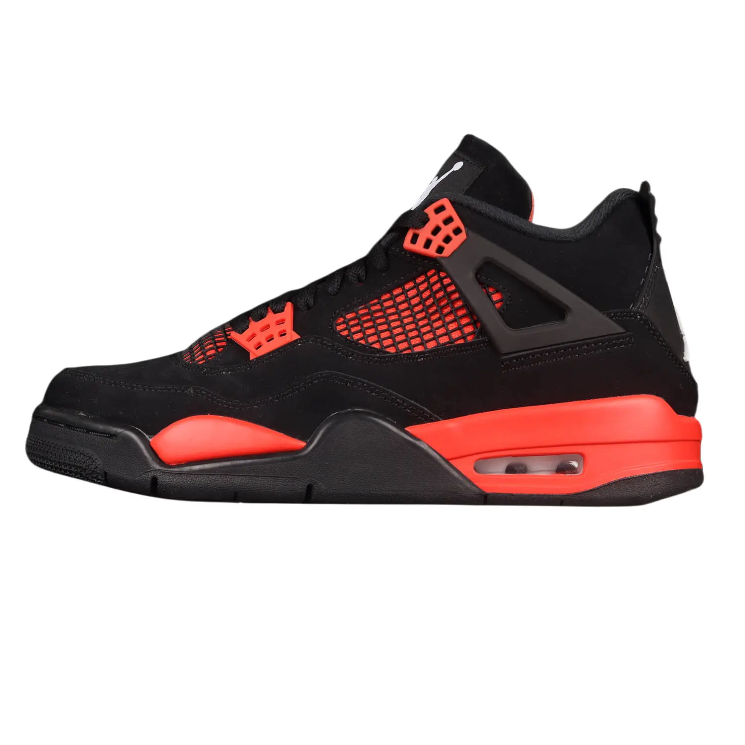 Brand New Jordan 4 Retro Mid-Top Fashion Sneakers Breathable Comfortable Fashion Sports Basketball Shoes Black Red