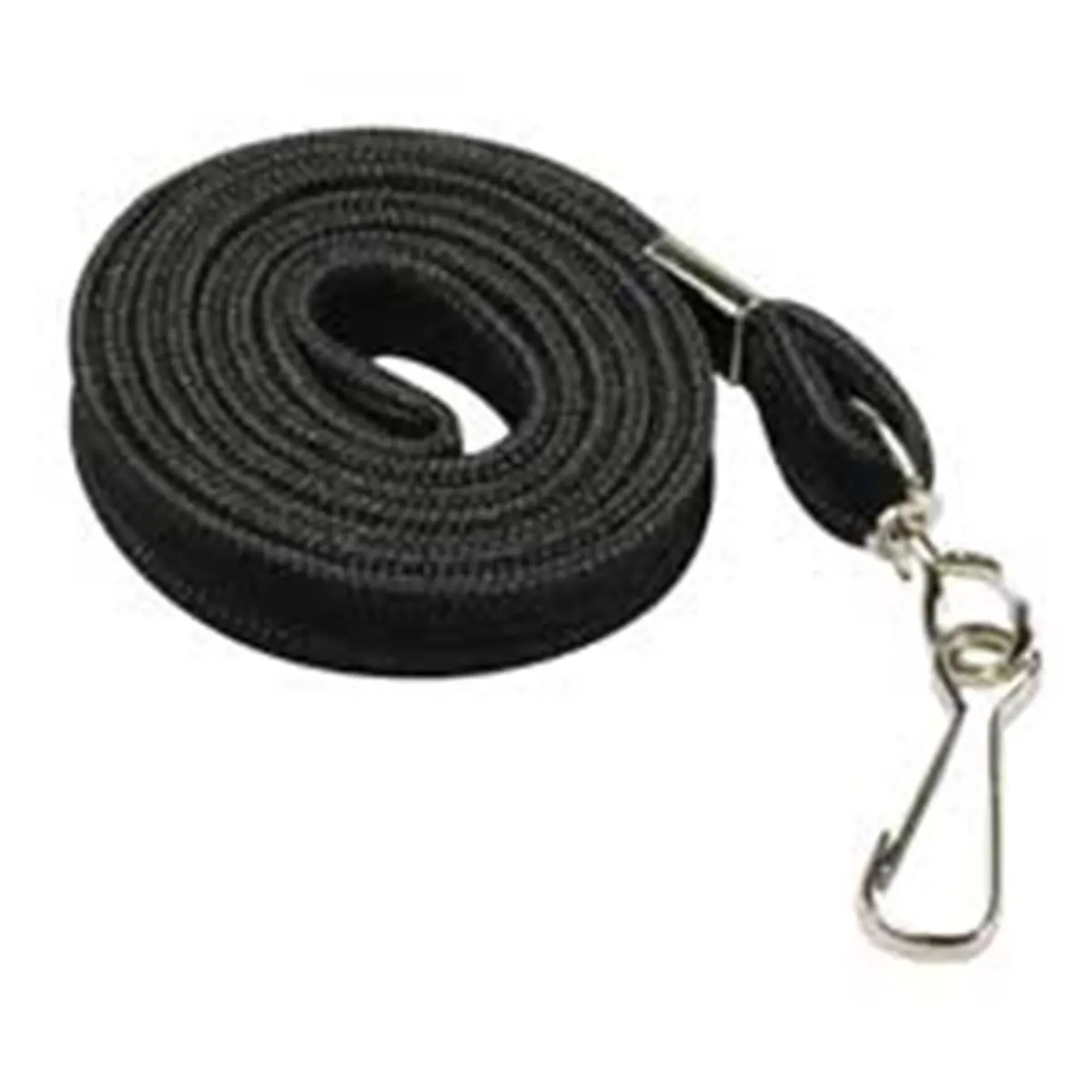 Baumgartens  Flat Lanyards- With Hook- 36 in. L- 100-BX- Black