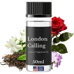 London Calling  Citrus  Oil for Diffusers - White  & Lime  Scent with Peony, Jasmine & Cedarwood -  Oil for Cold Air, HVAC & - 50 ml (1.69 fl oz)
