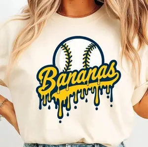 #Bananas Shirt, Funny #Baseball Fan Shirt, Banana #Baseball Tee, Game Day Gift, Retro Sports Fan Apparel RFE