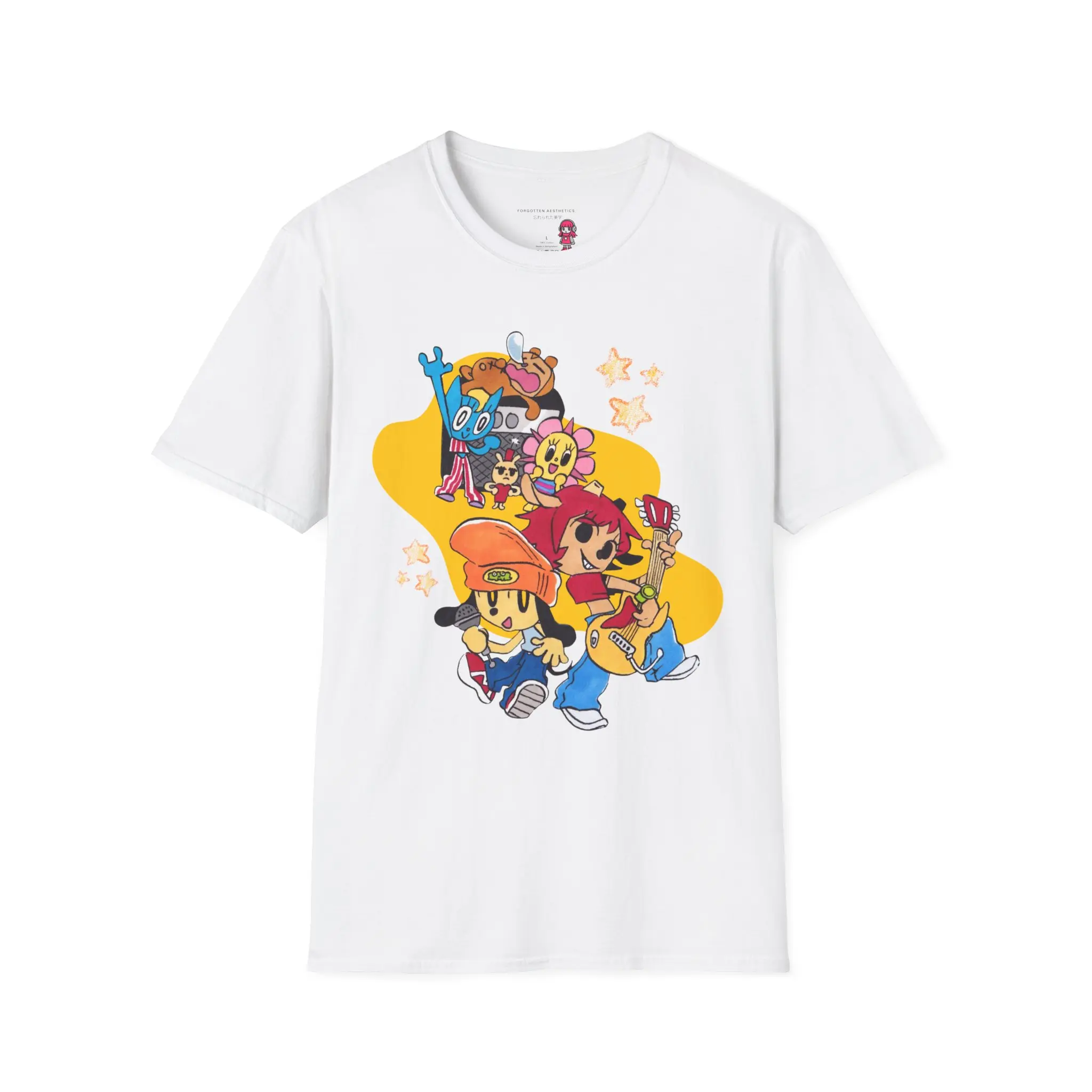 PaRappa The Rapper Men's & Women's  Unisex Tee 100% Cotton