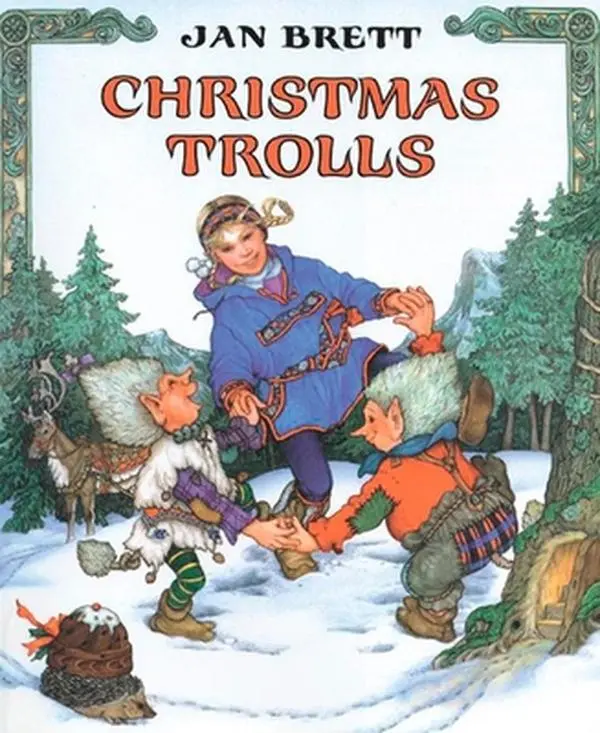 USED Book - Christmas Trolls by Brett, Jan (Hardcover) - english