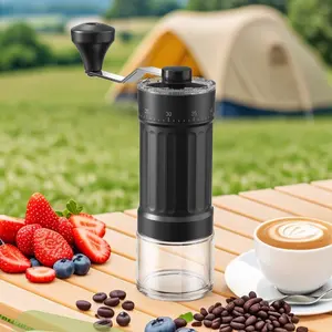 Manual Coffee Grinder with Ceramic Core, Hand-Cranked Home Espresso Machine, Durable & Efficient Bean Grinding Tool