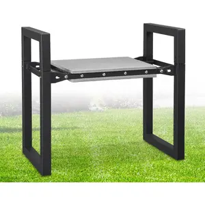 Garden Kneeling Stool Foldable, 2-in-1 Portable Kneeler and Seat with 12.6" Extra Wide Thickened Cushion, Comfortable for Gardening, Weeding, Outdoor Use - Support Up to 330lbs, Lightweight & Sturdy