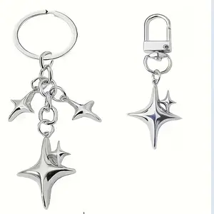 2count Celestial And Keychain - Fashion Party Souvenir, Suitable for Bags, Backpacks, Cars - Suitable for Ramadan Creative, Daily Use - Caron Letter Theme, Decorative Celestial, Ring Buckle - Ideal for Valentine'S Day