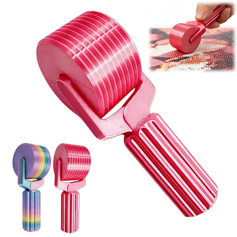 2026 New Diamond Art Roller - Essential DIY Craft Tool for Rhinestone Embroidery,Easy-Grip Ergonomic Handle, Detachable Diamond Painting Tools and Accessories