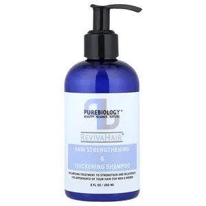 Pure Biology RevivaHair™, Hair Strengthening & Thickening Shampoo, 8 fl oz (240 ml)
