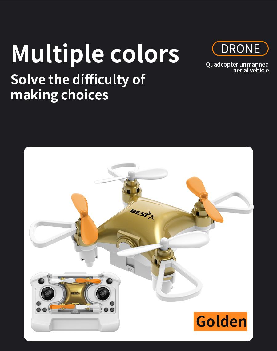 New upgraded version Drone Mini RemoteControl Aircraft New 360° dazzling flipChildren's Toy Micro Aircraft Fixed HeightQuadcopter Electronic flying toys Children'sgifts Cameras Controller