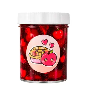 Apple Pie Jelly Cube Slime – Clear Slime with Charms & Sprinkles