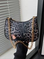 Leopard print black