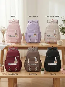 Macaron Color School Backpack  | Waterproof, Lightweight & Durable | Large Capacity Laptop Bag for high