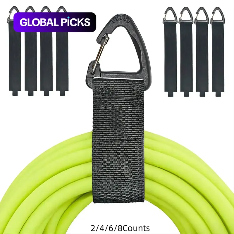 Extension Cable Holder, 2-8 Pack Wire Organizers, Cord Organizer, Cable Organizers for Cords, Cable Management Straps for Car, Garage, Gym, and Office #GLOBAL PICKS