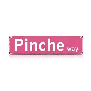 Funny Spanglish Vintage Wall Decor "pinche"(4 x 16 Inch)  Support customization based on provided images Humor Metal Sign Wall Art for Porch, Home, Bar, Garden & Patio, Easy-Hanging Outdoor Decoration, Christmas Gift