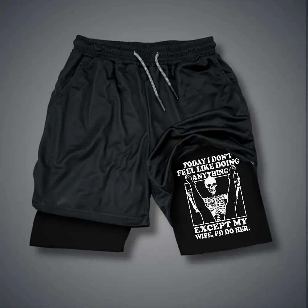 80s 90s summer men shorts for men jorts outfit men graphic shorts Double-layer sports shorts Comfortable short shorts summer