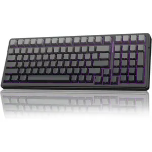 F99  Mechanical Keyboard,Gasket Structure Hot Swappable Custom Keyboard,RGB Backlit,Creamy Sound,Side Printed PBT Keycaps,2.4GHz/USB-C/BT5.0  Gaming Keyboards
