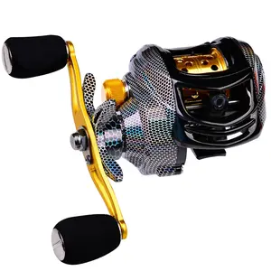 7.2:1 Gear Ratio Fishing Reel, 18+1 Ball Bearing Metal Line Spool, Fishing Accessories for Outdoor