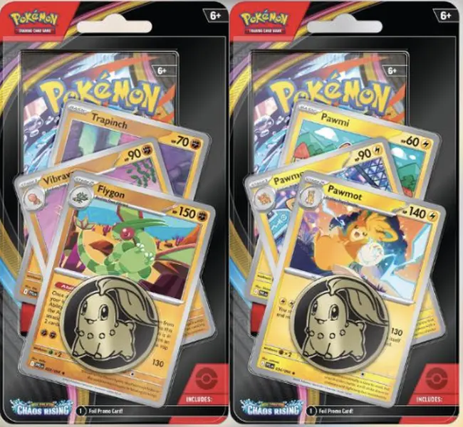 Chaos Rising Premium Checklane Blister (Pawmi OR Flygon Promo)