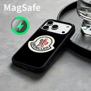 Famous Moncler Phone Case for iPhone 17 Air 16 15 14 13 12mini 11 Pro Max Plus for Magsafe Frame Hard Case Protector Cover